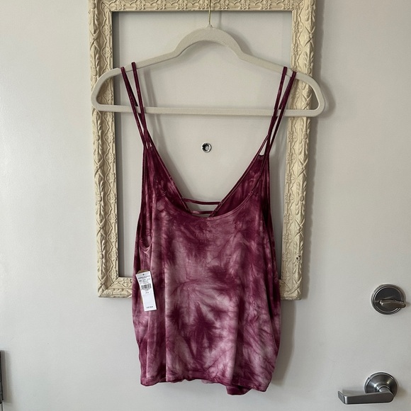 AMERICAN EAGLE OUTFITTERS | Soft & Sexy Tank Tie-Dye Spaghetti Strap Top - Picture 8 of 12